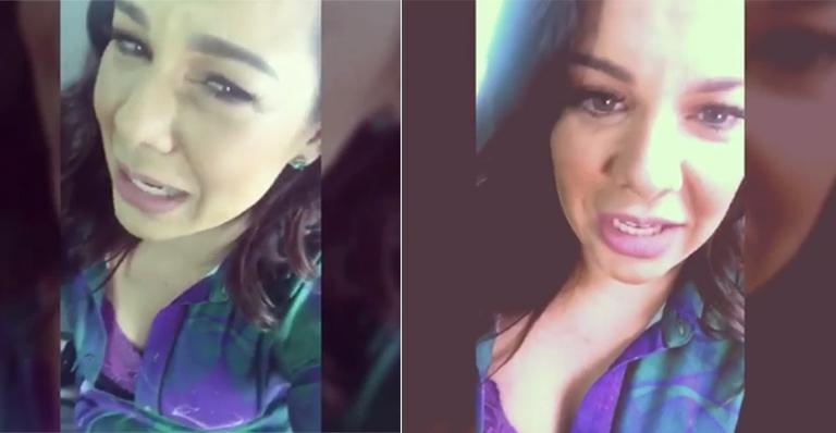 Fernanda Souza se confunde, erra maquiagem e mostra resultado na web