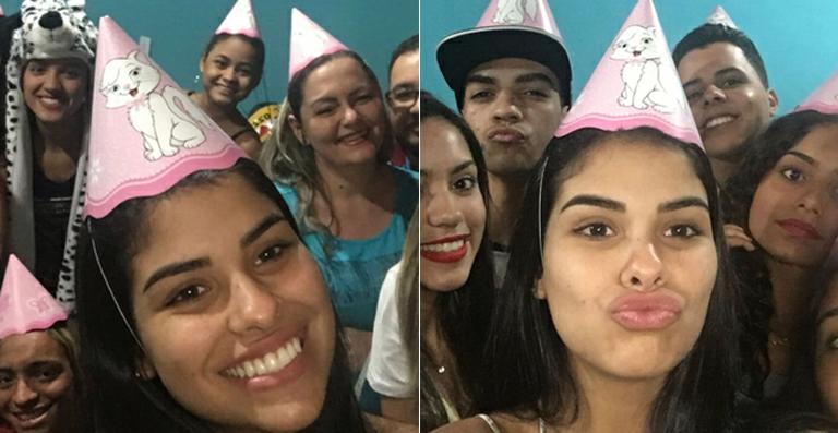 Ex-BBB Munik Nunes ganha festa surpresa de aniversário