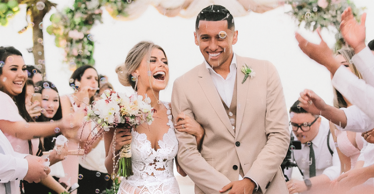 O enlace de Marquinhos e Carol Cabrino