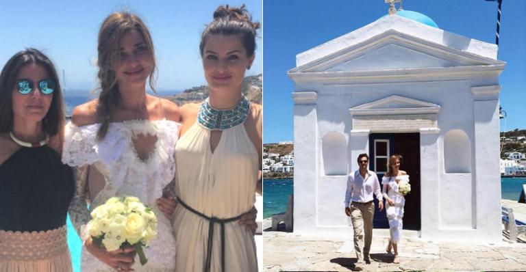 Top Ana Beatriz Barros se casa com Karim El Chiaty na Grécia