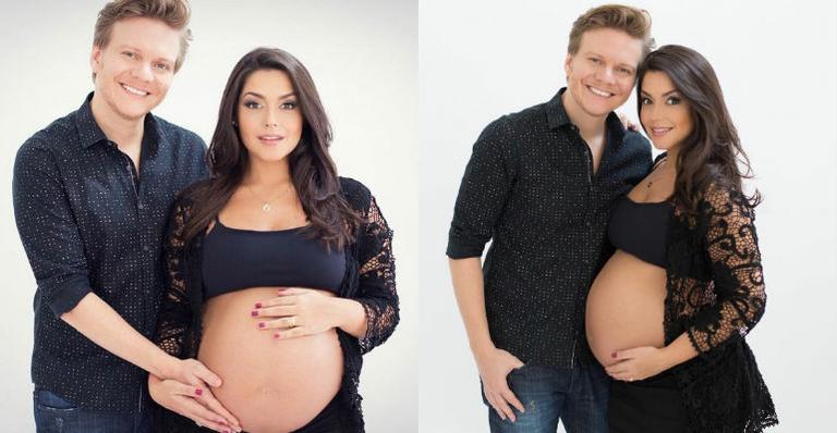Grávida, Thais Fersoza exibe o ‘barrigão’ em foto com Michel Teló