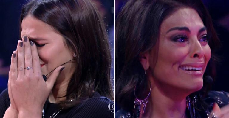 Bruna Marquezine e Juliana Paes vão às lágrimas na estreia do ‘Tamanho Família’
