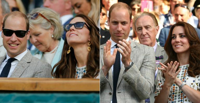 Príncipe William e Kate Middleton curtem final de torneio de tênis em Londres