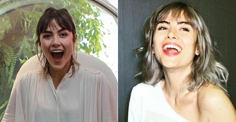 Radicalizou! Maria Casadevall muda o visual e aposta em loiro acinzentado