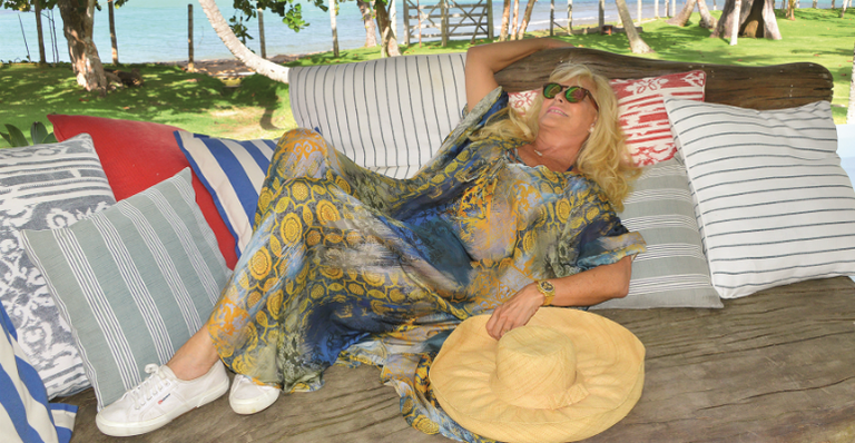 O relax da arquiteta Bya Barros na Bahia