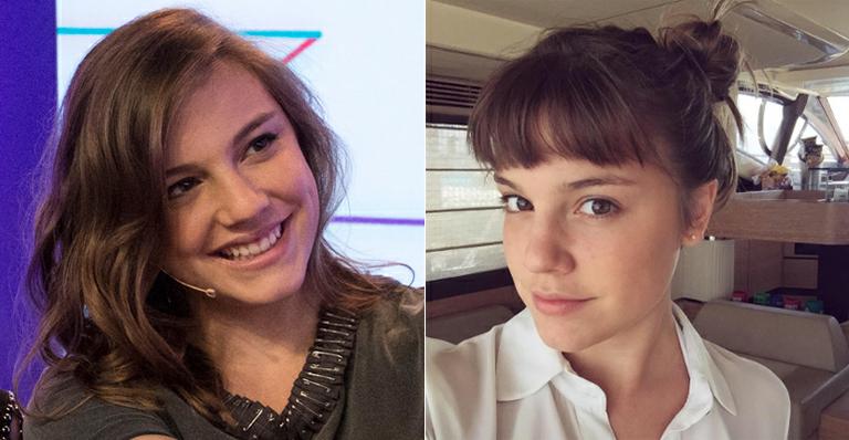 Alice Wegmann muda o visual e adota franjinha