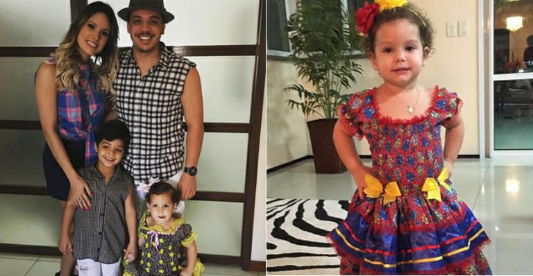 Wesley Safadão festeja os dois anos da filha: “Papai ama mais que tudo”