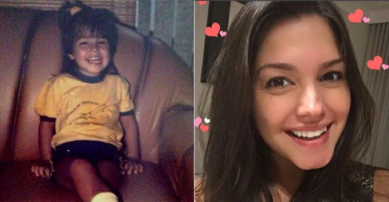 Thais Fersoza mostra foto da infância: “Primeira escolinha”