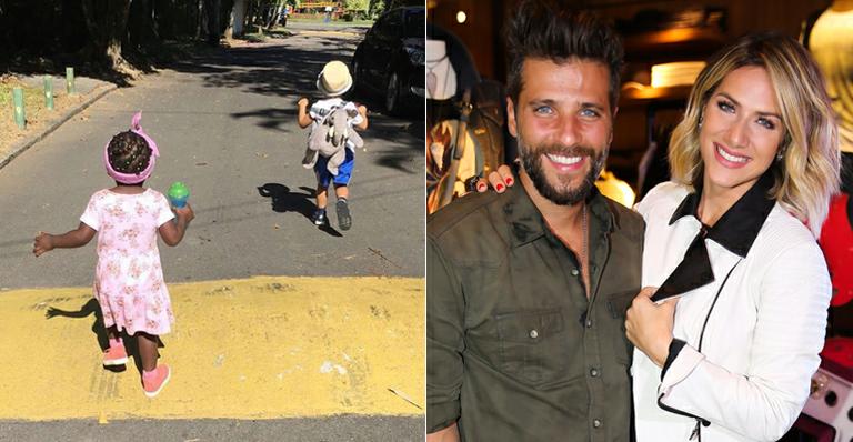 Personal mostra filha de Giovanna Ewbank e Bruno Gagliasso brincando em foto