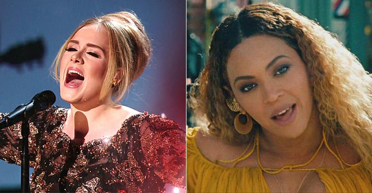 Prévia do Grammy? Adele e Beyoncé se enfrentam também no Emmy