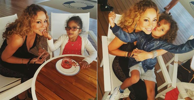 Mariah Carey curte as férias em família na França