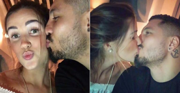 Aline Gotschalg e Fernando Medeiros comemoram nove meses de casamento