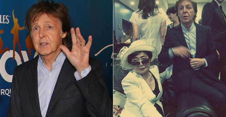 Paul McCartney encontra Yoko Ono em evento sobre os Beatles