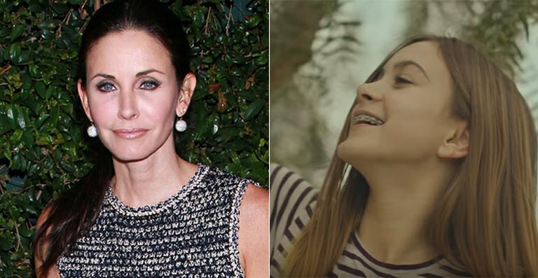 Courteney Cox dirige a filha, Coco, em novo clipe