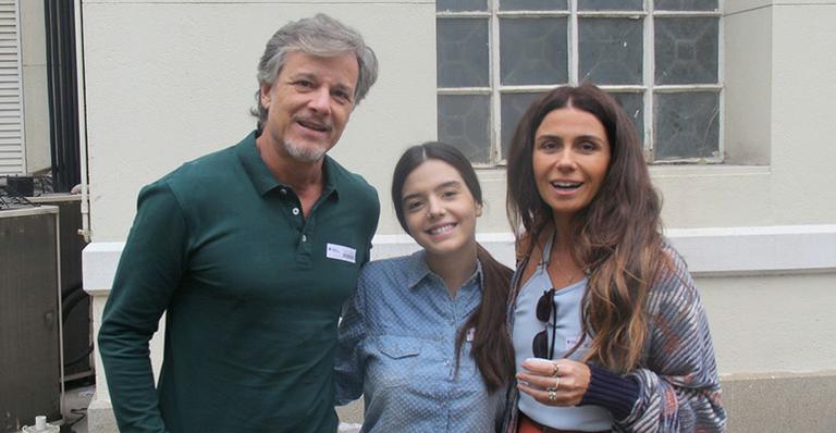 Com visual despojado, Giovanna Antonelli grava a próxima novela das 6