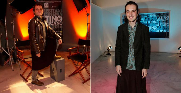 Matheus Nachtergaele e Naomi Nero surgem de saia em pré-estreia de filme