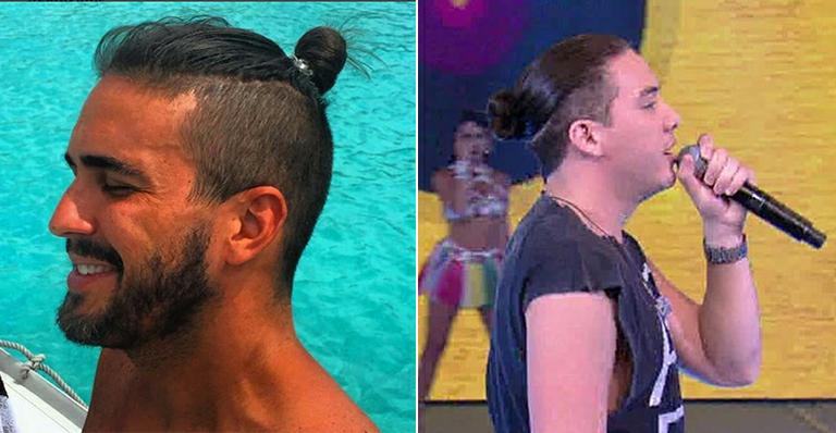 André Marques volta a mudar o visual e é comparado com Wesley Safadão