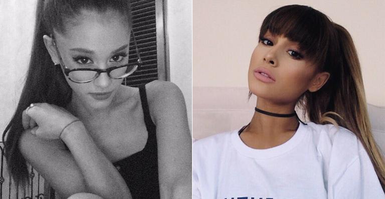 Ariana Grande muda o visual e adere à franja