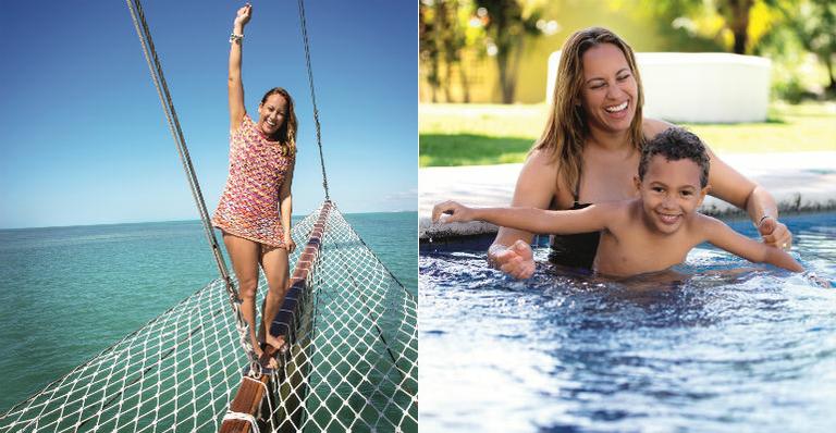 A viagem de Renata Alves para Porto Seguro