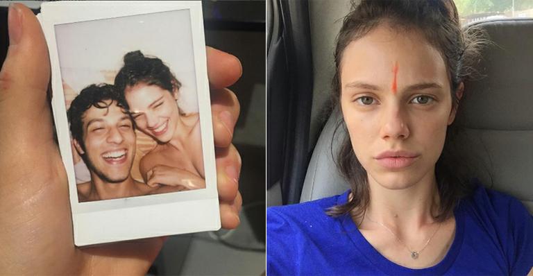 Na Índia, Laura Neiva se declara a Chay Suede: “Saudade”