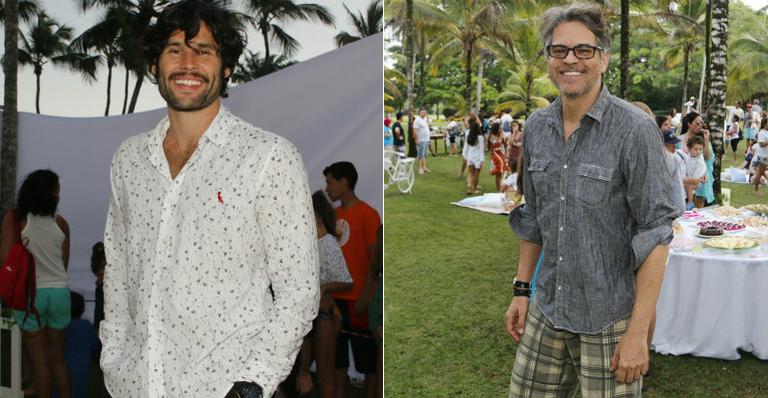 Dudu Azevedo e Juan Alba prestigiam desfile na Bahia
