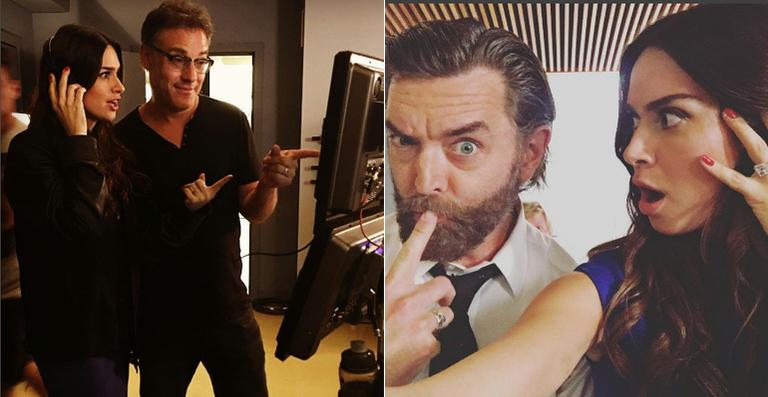 Thaila Ayala mostra os bastidores do filme Pica-Pau nos Estados Unidos