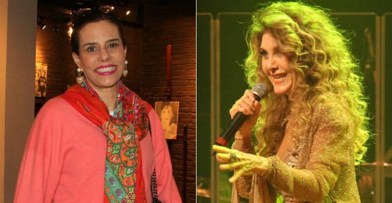 Narcisa Tamborindeguy prestigia show de Wanderléa no Rio de Janeiro