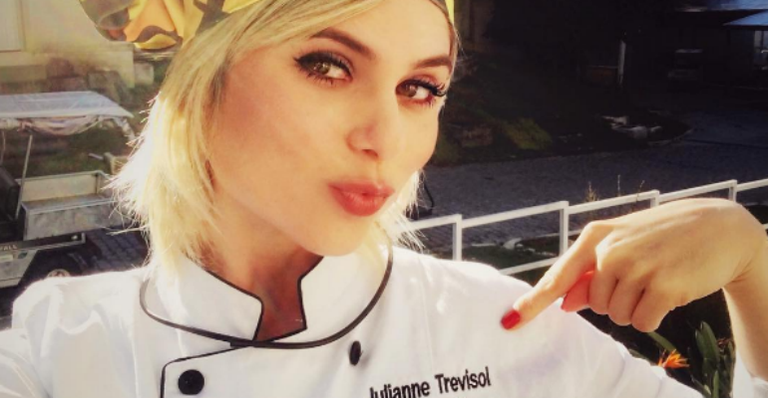 Julianne Trevisol comemora vaga entre os finalistas do ‘Super Chef Celebridades’