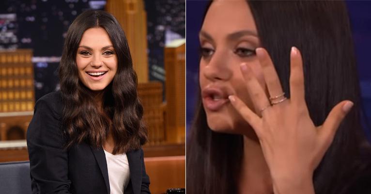 Mila Kunis surpreende fãs ao revelar o preço de sua aliança com Ashton Kutcher
