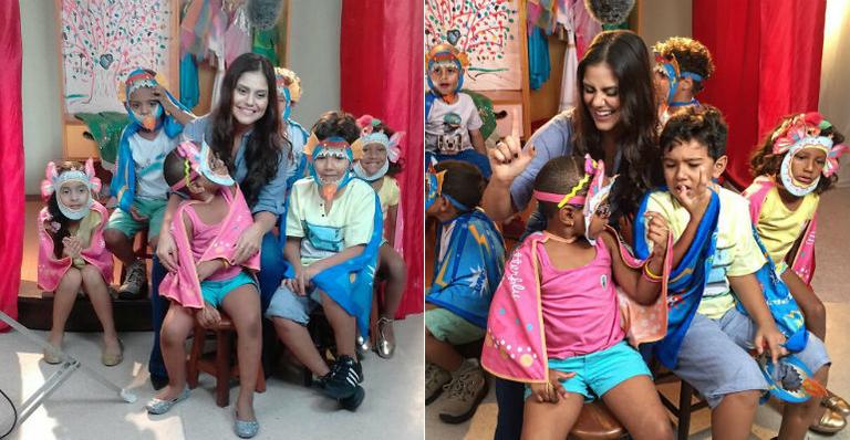 Jessika Alves participa de campanha em prol de crianças com câncer