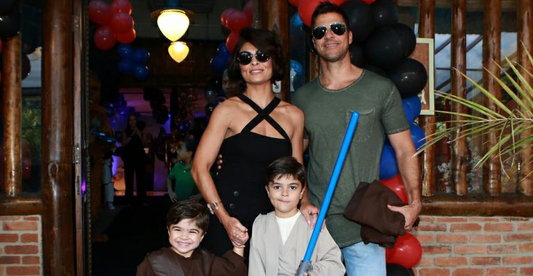 Juliana Paes comemora o aniversário do filho, Antônio