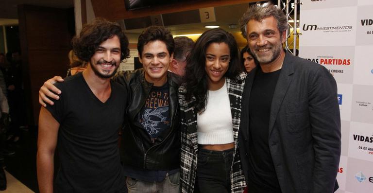 Domingos Montagner recebe amigos de Velho Chico em lançamento de novo filme