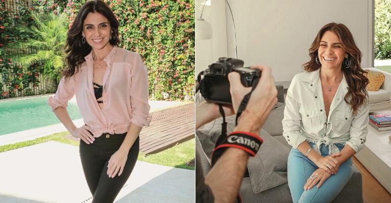 Giovanna Antonelli vive dia top em São Paulo