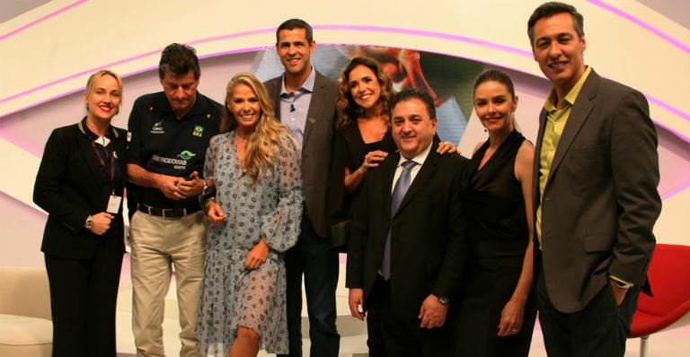 Daniela Mercury e Bianca Rinaldi participam do programa ‘Boa Noite Fox’, com Adriane Galisteu