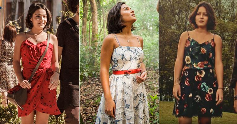 Veja 15 looks coloridos e floridos de Olivia (Giulia Buscacio), em Velho Chico