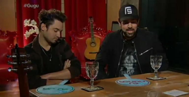 Fernando e Sorocaba participam do Programa do Gugu na Record
