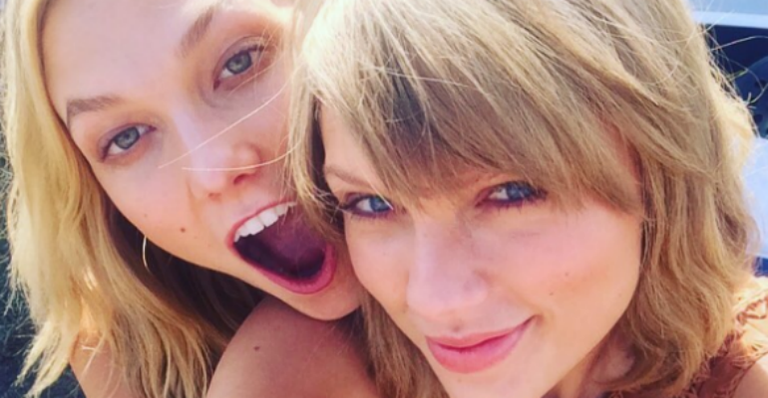 Taylor Swift faz surpresa de aniversário para Karlie Kloss e a parabeniza: “Você é tão especial”