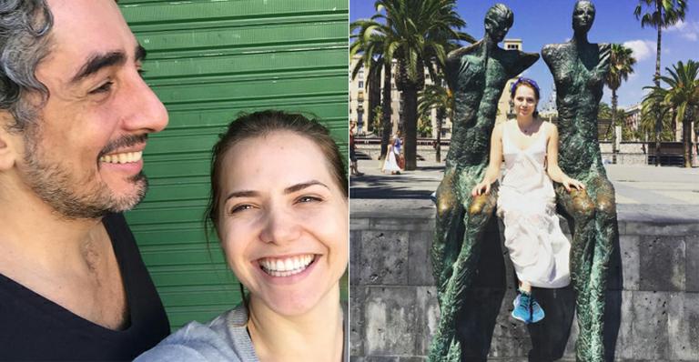 Novo casal: Michel Melamed e Letícia Colin viajam para a Espanha