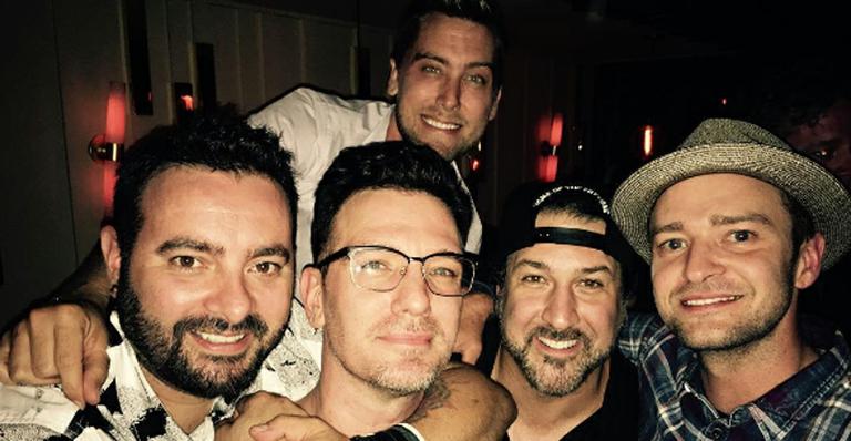 Justin Timberlake mostra reencontro com ex-integrantes do N’Sync
