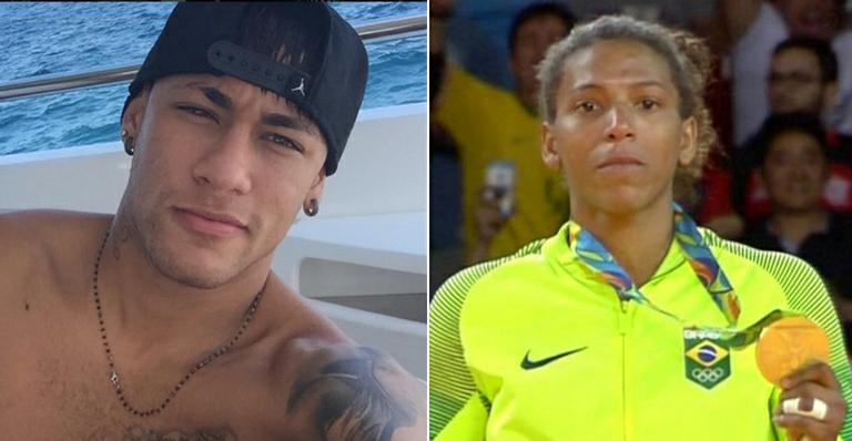 Neymar homenageia Rafaela Silva, medalha de ouro no judô: “Inspiração para todos”
