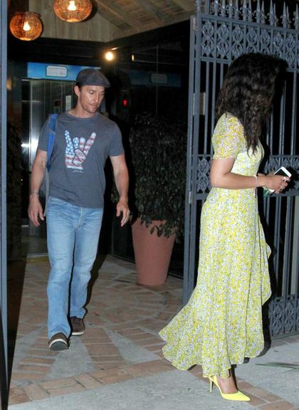 Matthew McConaughey e Camila Alves jantam no Rio