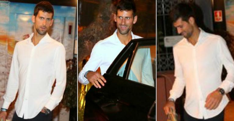 Após ser eliminado dos Jogos Olímpicos, tenista Novak Djokovic curte jantar no Rio