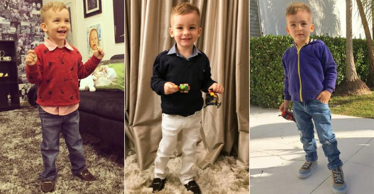 Veja 10 looks de inverno incríveis de Alexandre Jr., filho de Ana Hickmann