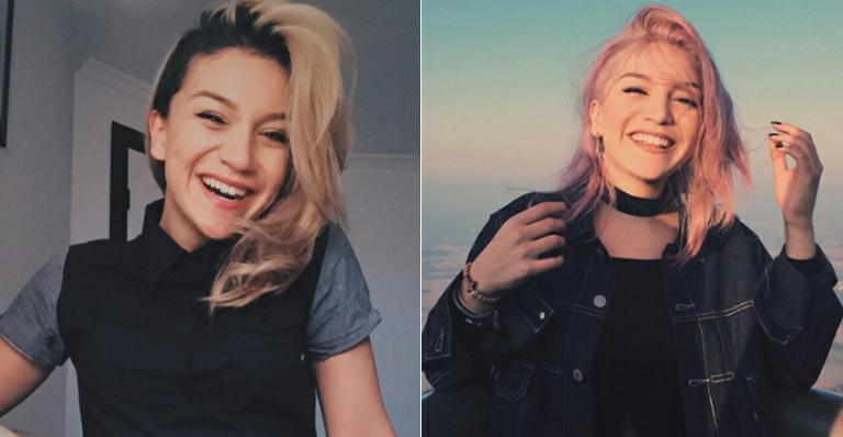 Priscilla Alcântara muda o visual e pinta o cabelo de rosa