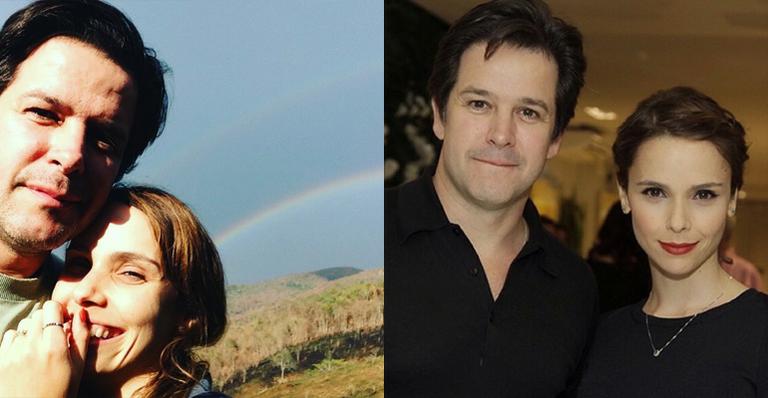 Murilo Benício e Débora Falabella comemoram 4 anos de namoro