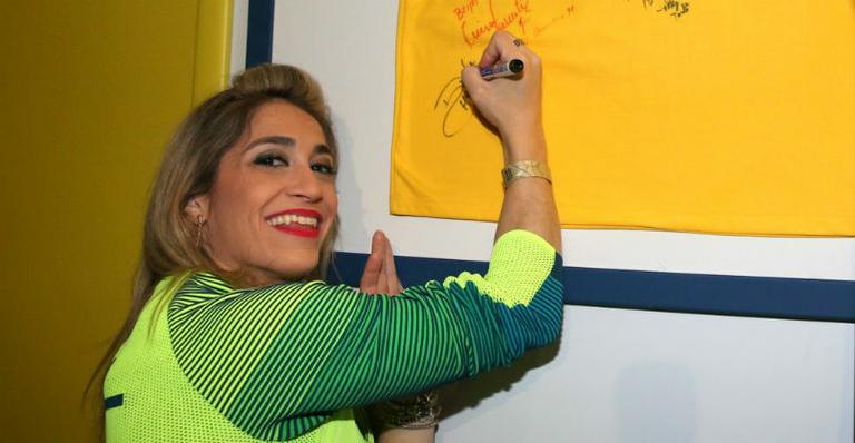 Daniele Hypólito rouba a cena em festa esportiva no Rio de Janeiro