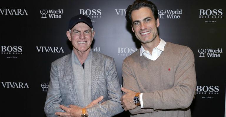 Carlos Casagrande e o pai, Fioravante Casagrande prestigiam evento em celebração ao Dia dos Pais
