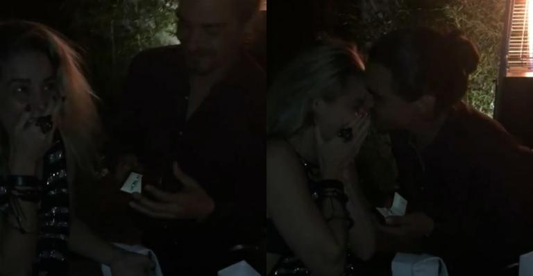 Noivos? André Gonçalves surpreende e presenteia Danielle Winits com aliança