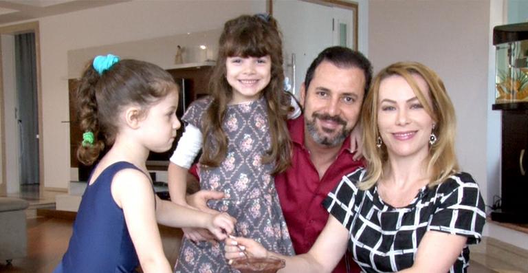 Família Oppermann: refeição especial para o Dia dos Pais