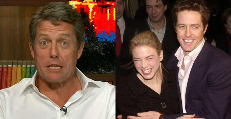 Hugh Grant não reconhece Renée Zellweger em programa: ‘Quem é ela?’